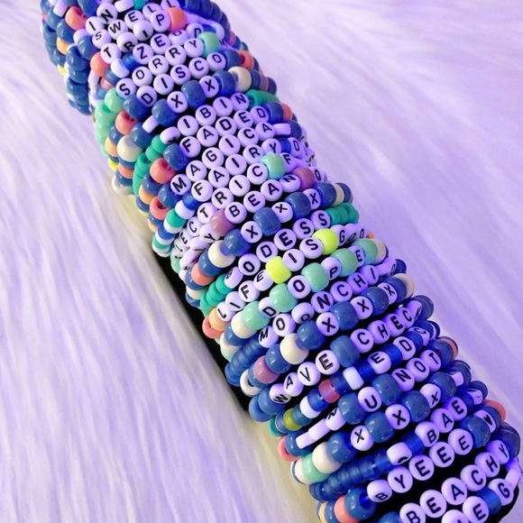 🍓 CUSTOM 🍓 Friendship Drip Rave Kandi Bracelets - Picture 7 of 10